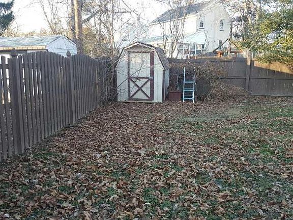 Shed In Back Yard