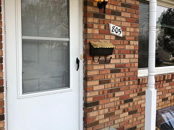 Front door entrance to the townhouse