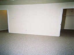 Master bedroom with walk in closet.