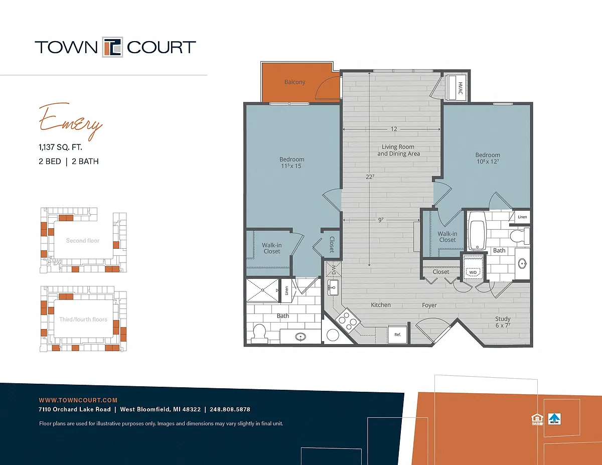 Floor plan Emery