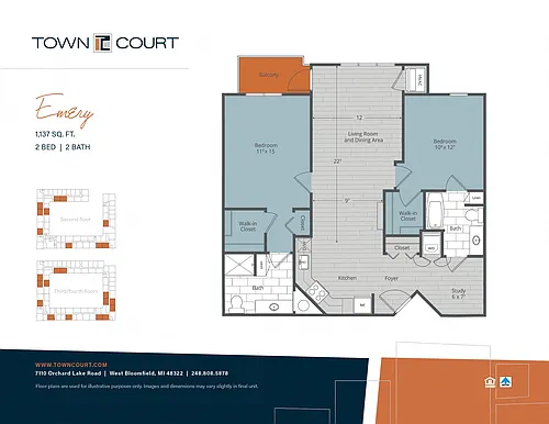 Floor plan Emery