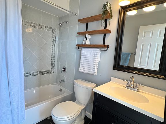 Well appointed bathroom