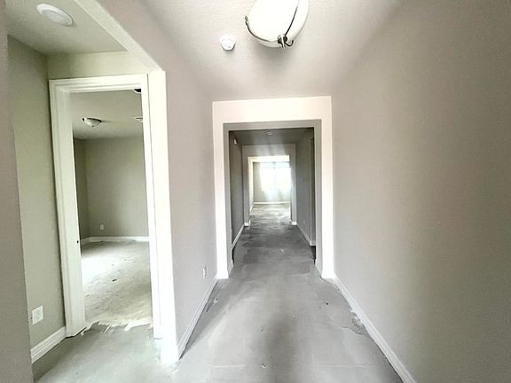 Construction progress - entryway