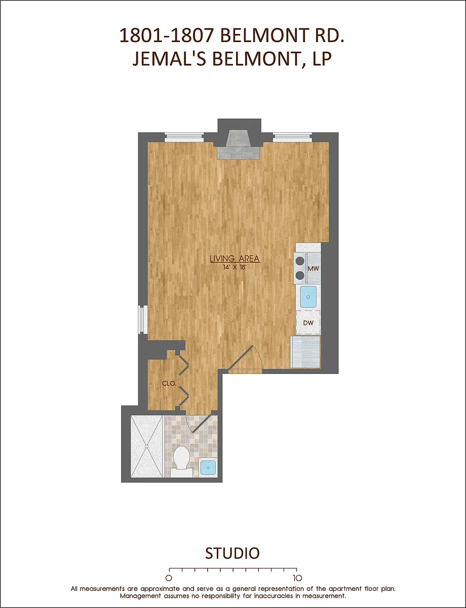 Floor plan Studio