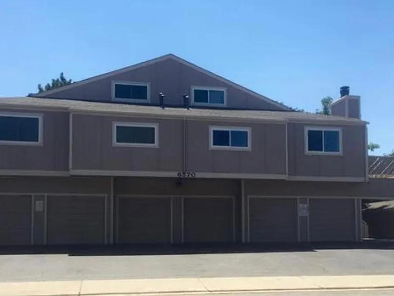 One garage with extra storage space