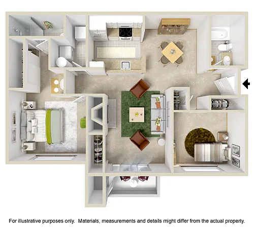 Floor plan Spruce Renovated