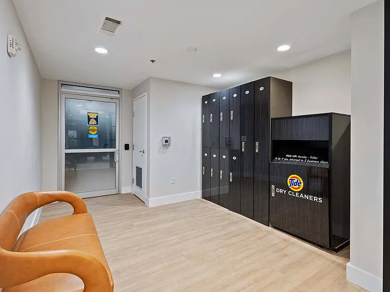 Enjoy ease and peace of mind with convenient lockers and on-site dry cleaning pickup.
