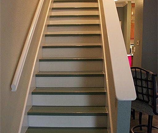 Beautiful wooden stairway