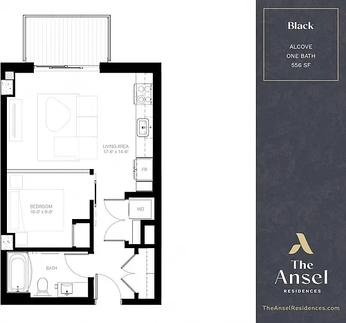 Floor plan Black | Alcove
