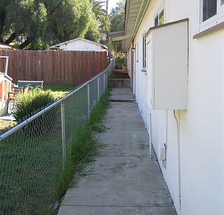 Back walkway