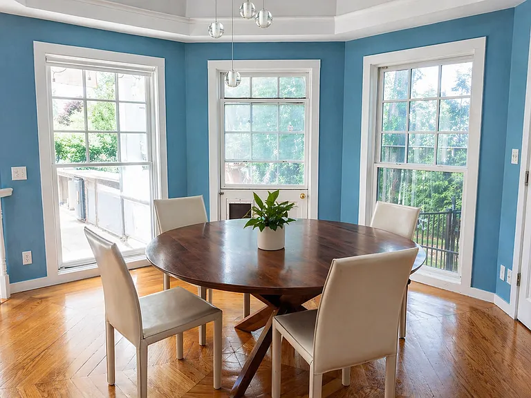 Sunny breakfast nook perfect for your morning coffee!