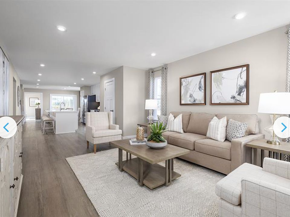 Decorating ideas for your living room from the model home.