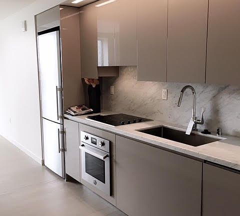 Beautiful high end kitchen with sub zero fridge!