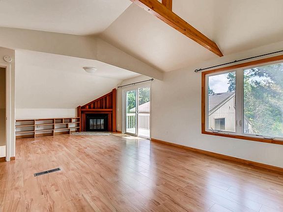 Master bedroom with its own fireplace.