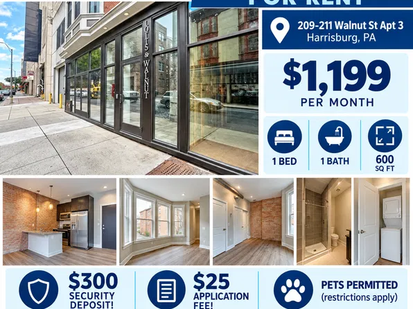 209-211 Walnut Street - 3, 209-211 Walnut St, Harrisburg, PA 17101