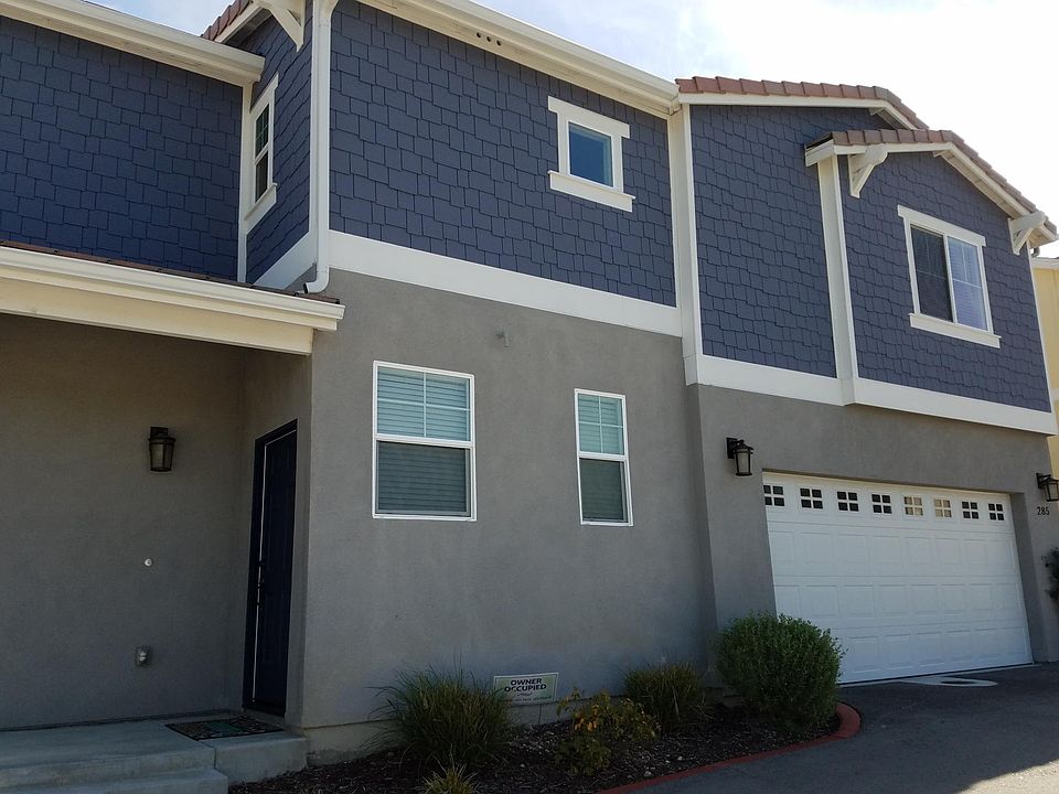Front of Home with attached two car garage