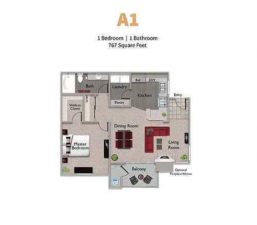 Floor plan A1