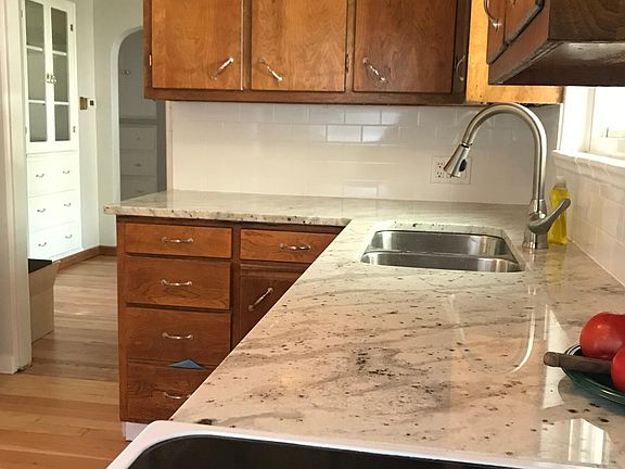 New granite and subway tile