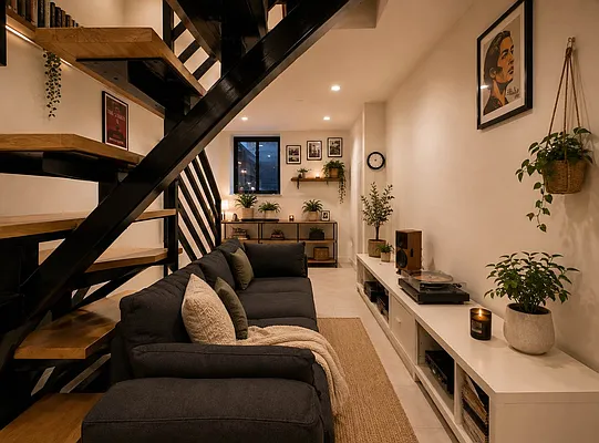 Living room, photo 1