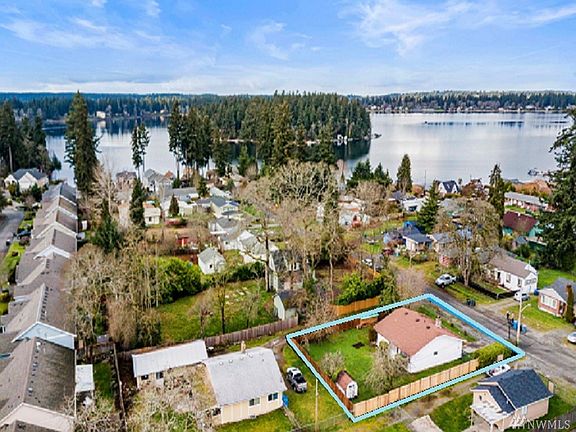 A short distance from the lake