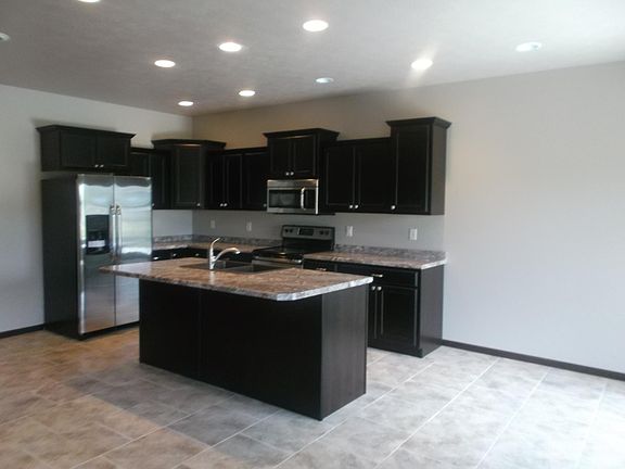 Kitchen with island seating