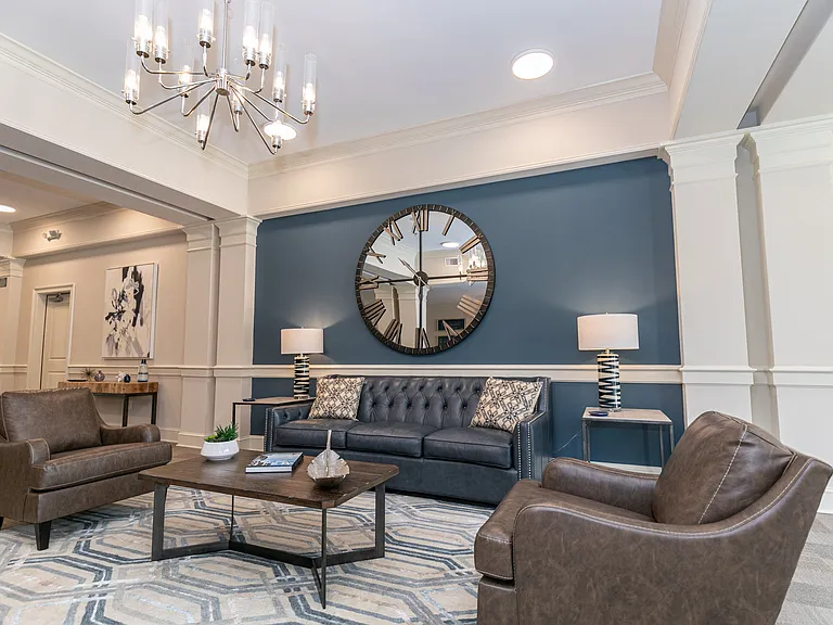 Gather with friends in the clubhouse