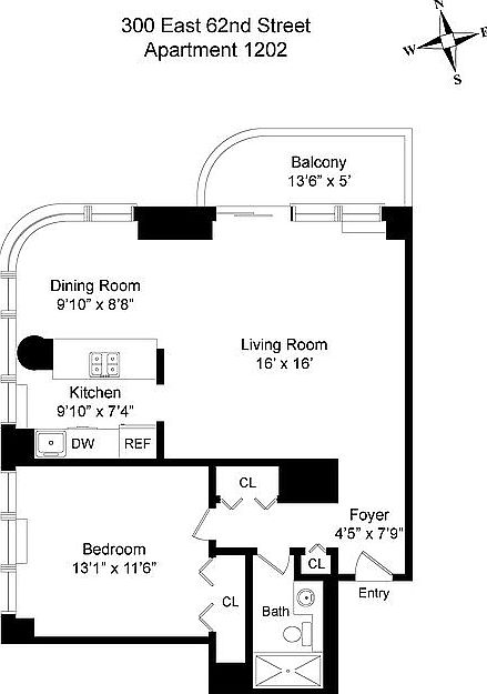 1st image of 300 E 62nd St APT 1202