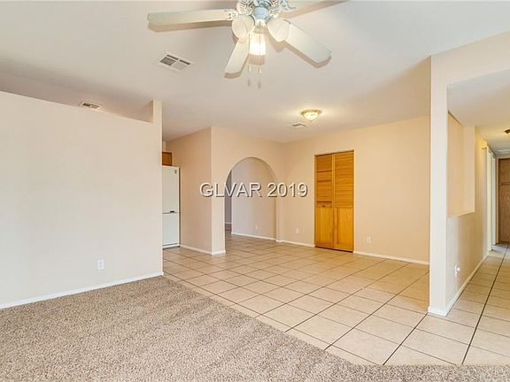 Dining area with tile floors...