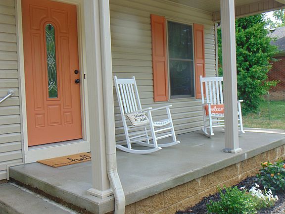 Covered front porch