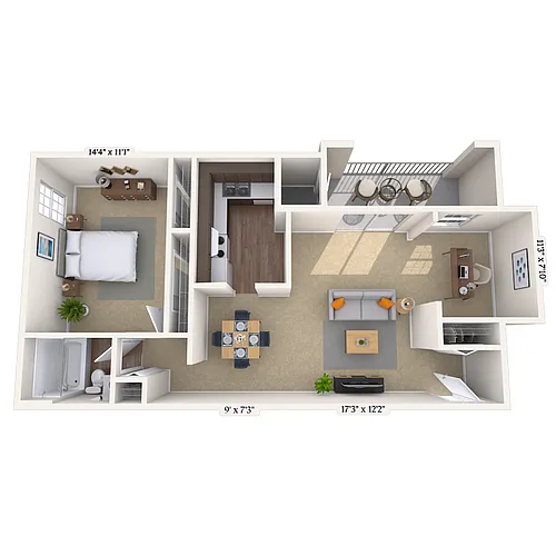Floor plan Kenmore IV