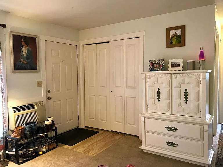 Front door & large closet
