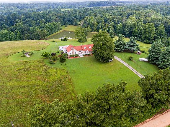 Front yard, hay field, home