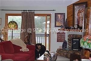 Living room with gas fireplace