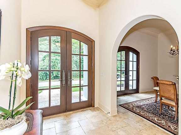 Foyer with 12 ft Ceilings