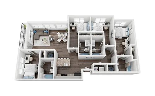 Floor plan Boulder B