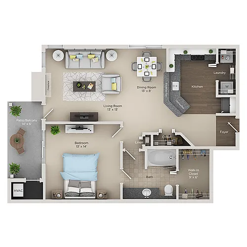 Floor plan A1R