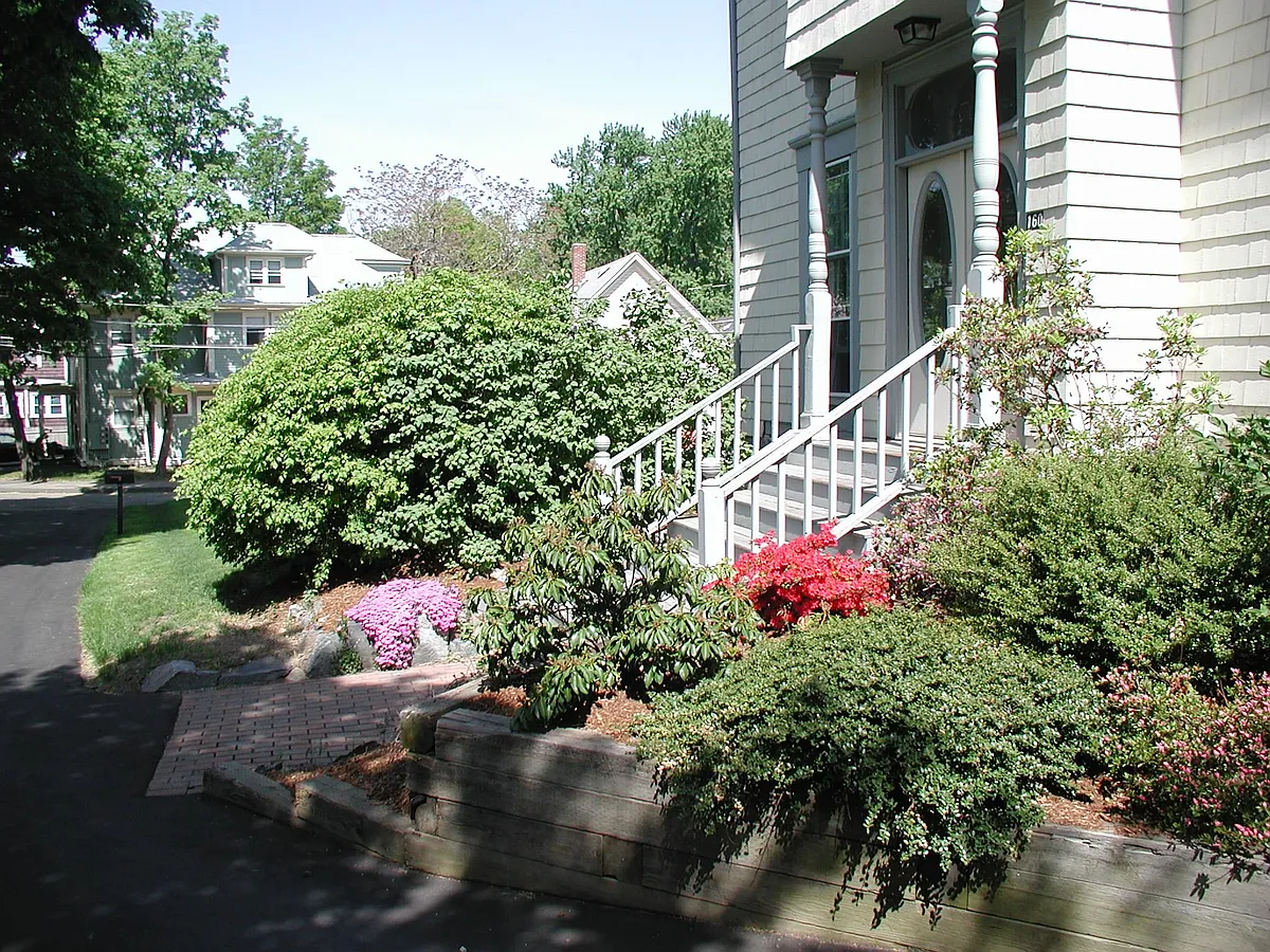 Front of house from driveway side - 160 Charlesbank Rd