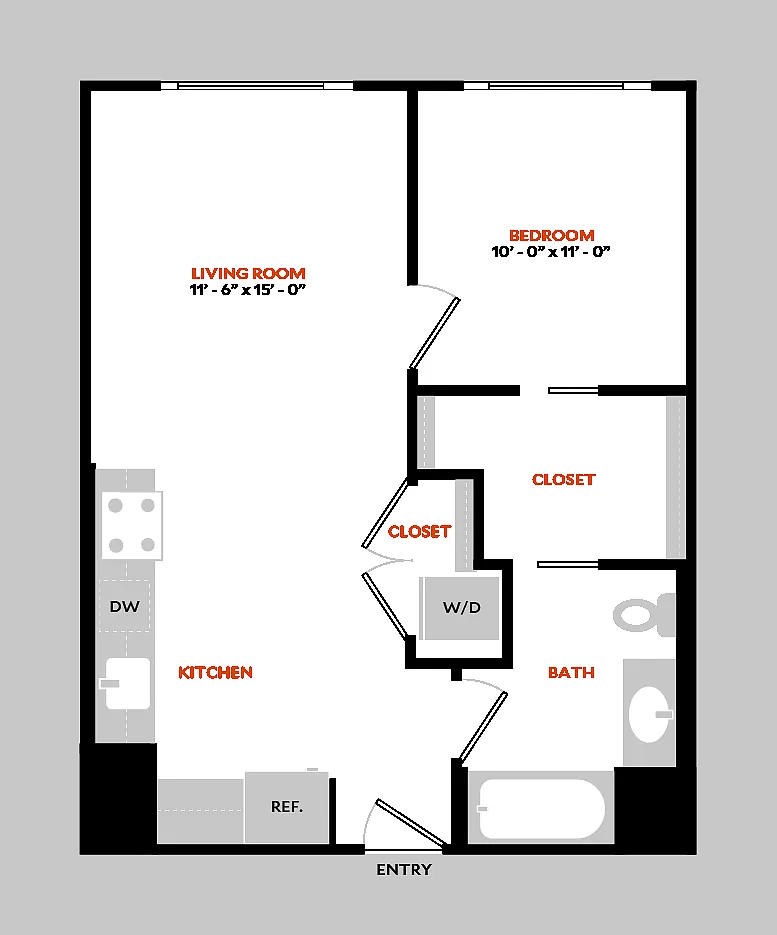 Floor plan South 1I