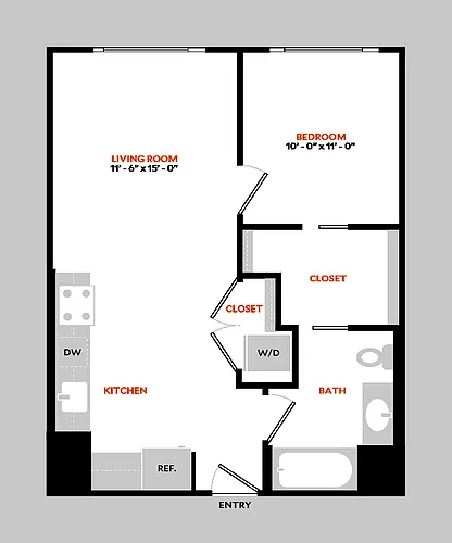 Floor plan South 1I