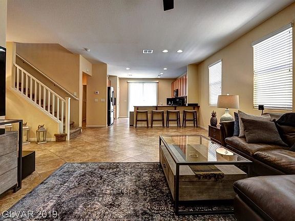 Standing in the living room looking where the dining table would go.