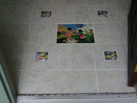 Tiled entry