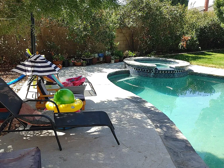 Pool and chairs