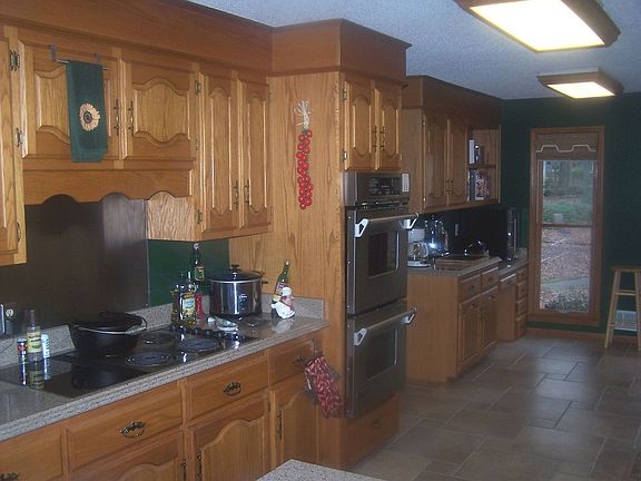 Kitchen with tile flooring