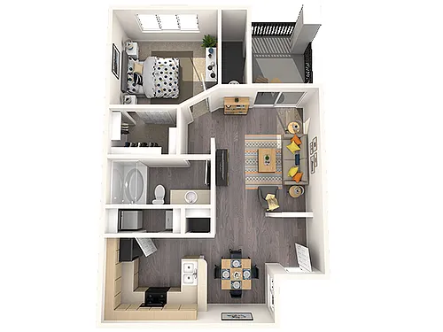 Floor plan Teak