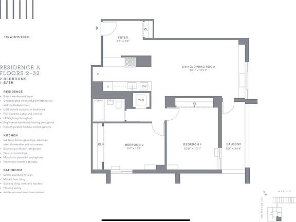 2nd image of 561 Amsterdam Ave #5A