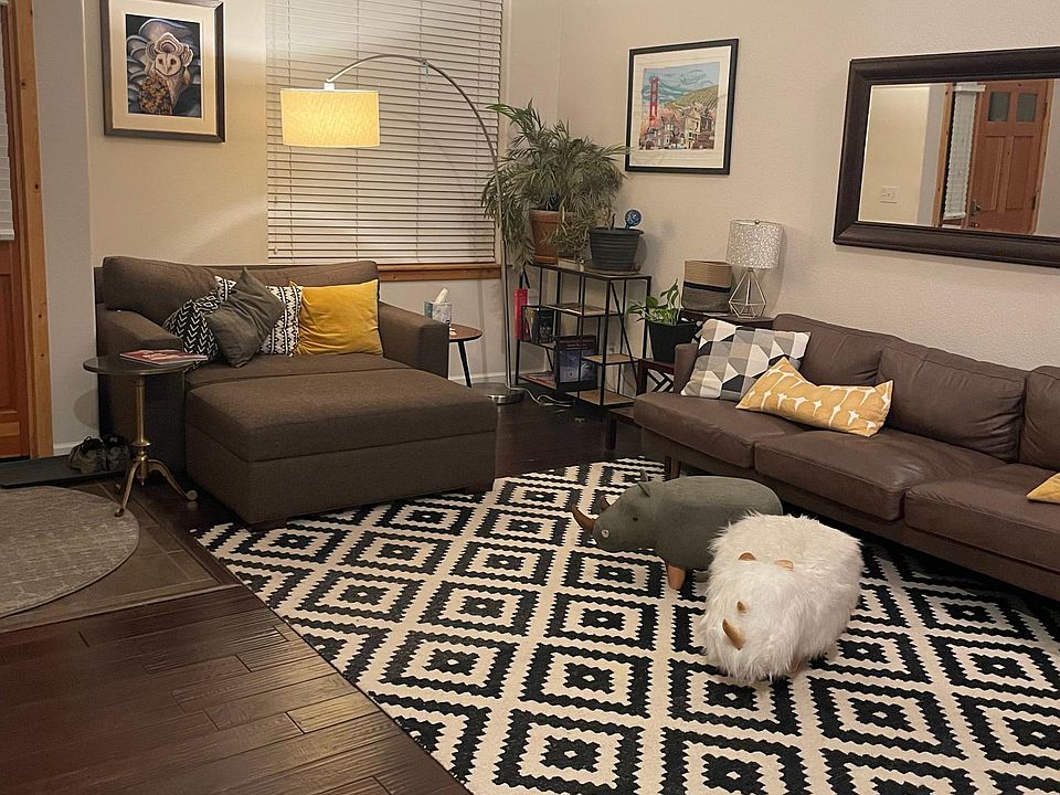 Living room and entry