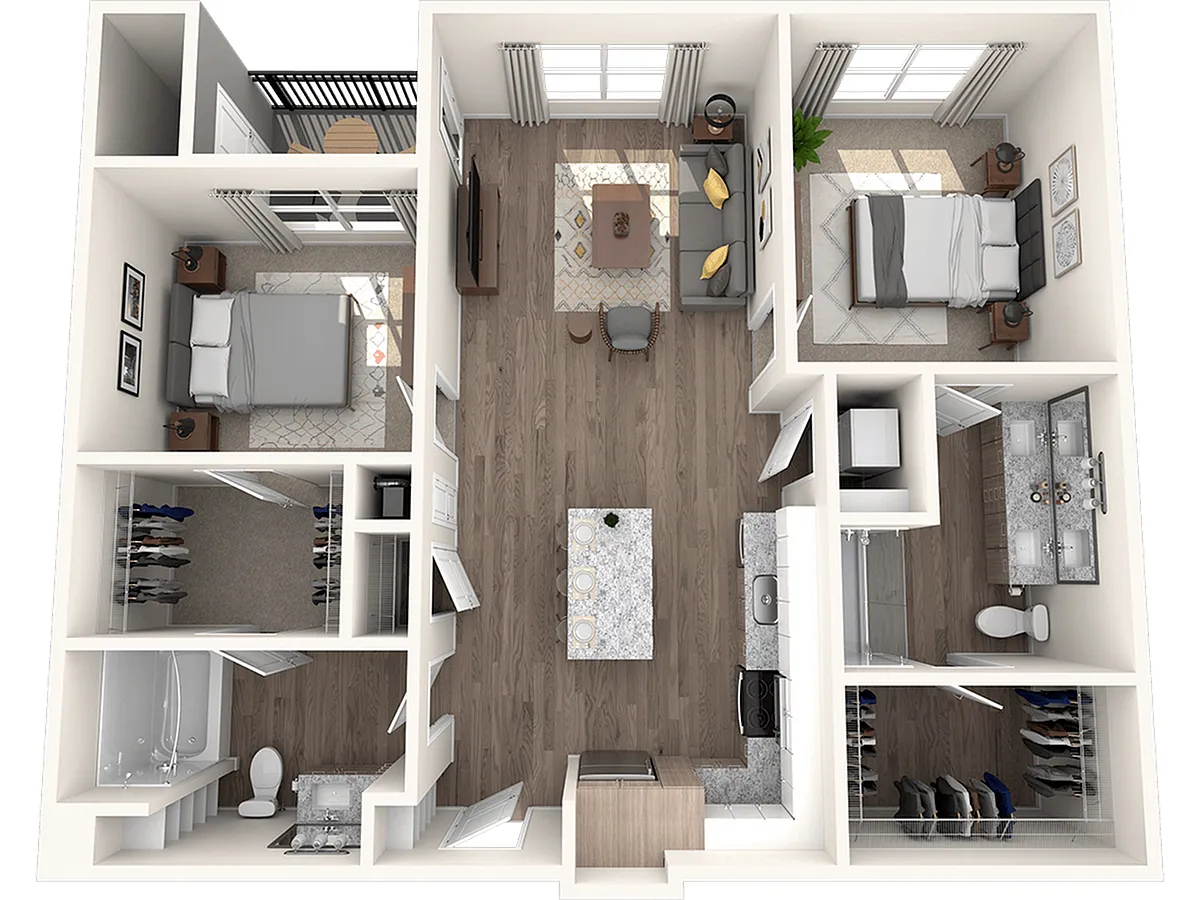 Floor plan B3B Millway