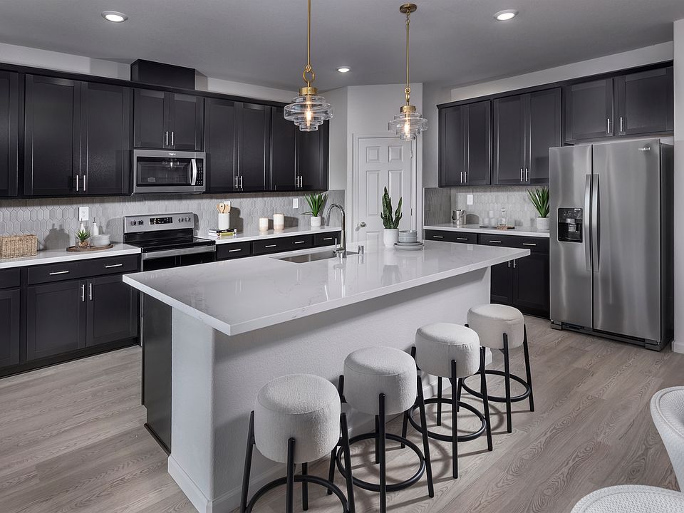 Residence 3 kitchen modeled at a nearby Meritage community.