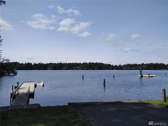 Boat launch, swimming area, with floating play area and slide! 