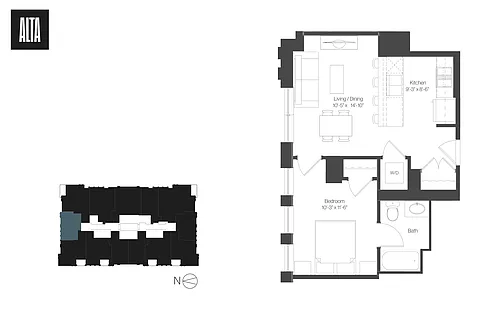 Floor plan West 13